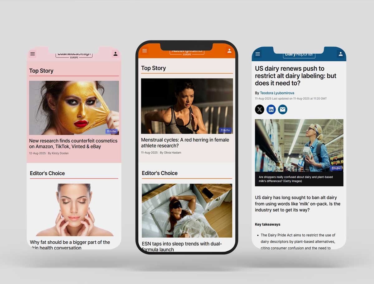 Responsive mobile website