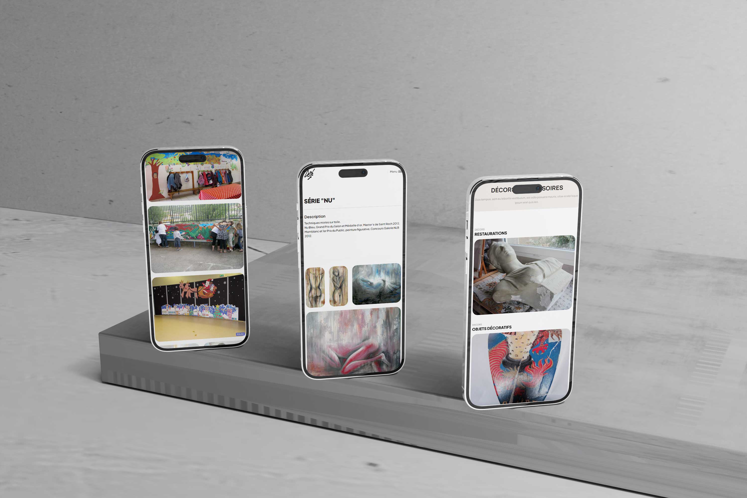 Responsive mobile website